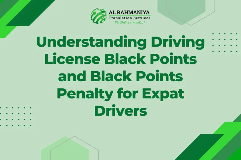 Understanding Driving License Black Points and Black Points Penalty for Expat Drivers