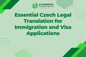 Essential Czech Legal Translation for Immigration and Visa Applications