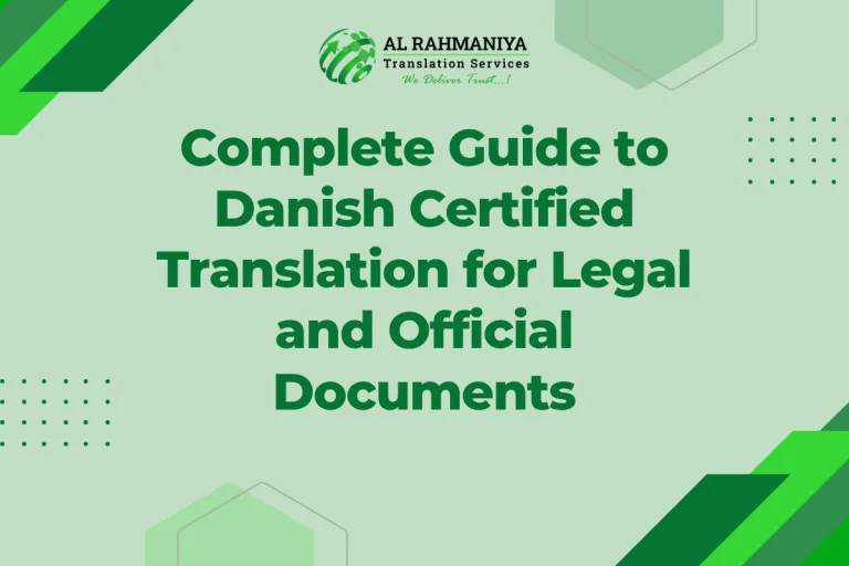 Complete Guide to Danish Certified Translation for Legal and Official Documents
